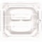 Carlisle Foodservice StorPlus Polycarbonate Handled Universal Lid, 6.31 x 6.88 x 0.88, Clear, Plastic 10310U07 - alternate 4